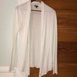 White cardigan